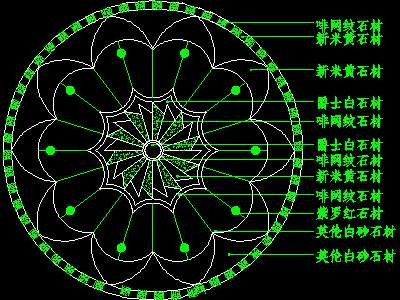 中式铺地、花街铺地、石材拼花CAD图块35--CA...