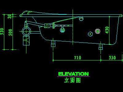 洁具cad图块素材67--CAD空间素材