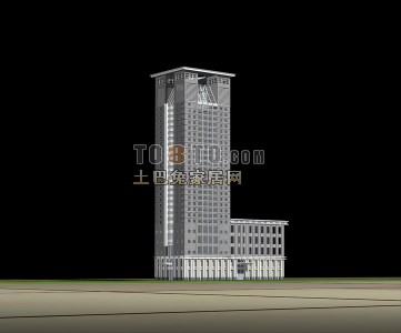 室外建筑素材223d模型下载