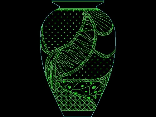 工艺品cad图纸素材34--CAD图块素材