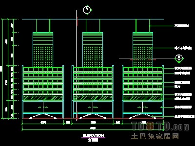 眼镜店、音像店、体育用品店实套装修施工图纸、详图1...