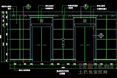 办公类实套、电梯间详图14套