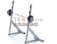 体育健身器材-亚玲-杠铃12套3d模型下载