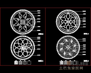 地面图块003-花街铺地、石材拼花、中式铺地33个