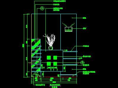 cad玄关祥图素材66--CAD空间素材