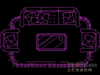 家具图块-沙发平面图块64个