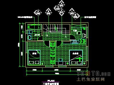 复式实套、实用本色场景详图1套