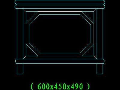 中式家具图块-cad家具图块6--CAD图块素材