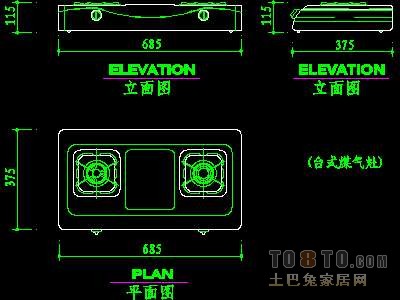 厨房水槽、厨具、器皿图块52个
