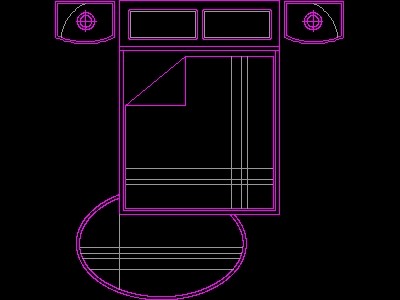床图块cad家具图块27--CAD图块素材