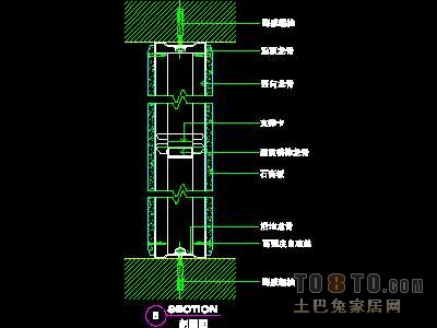 装饰构造、隔墙详图4套