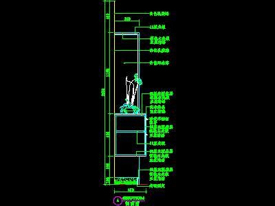 cad玄关祥图素材85--CAD空间素材