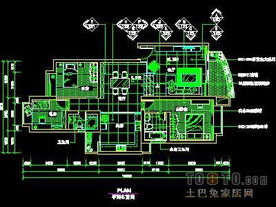 三居室实套、现代简约场景详图A-3套