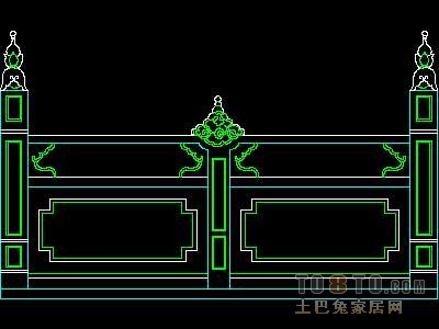 中式栏杆图块26个