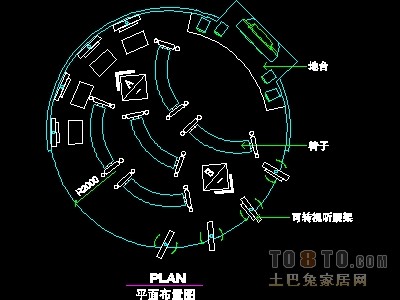 眼镜店、音像店、体育用品店实套装修施工图纸、详图1...