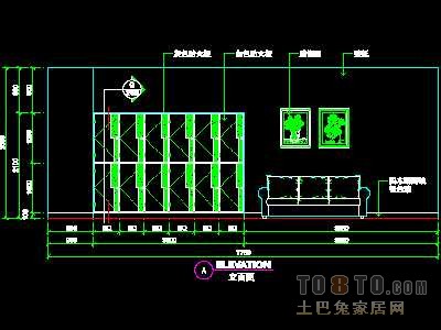 美容美发实套装修施工图纸、详图12套