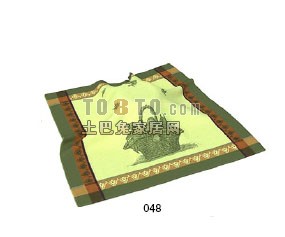 毛巾3d模型下载