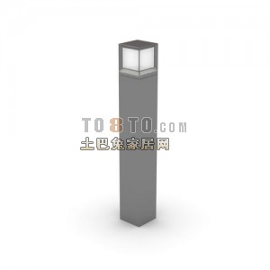 草坪灯3d模型下载