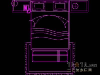 家具图块-床图块37个