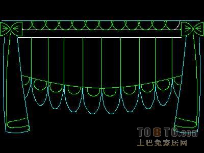 窗图块003-窗帘54个