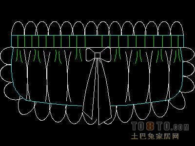 窗图块003-窗帘54个