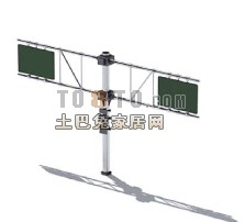 交通指示牌，道路指示牌4－5套3d模型下载
