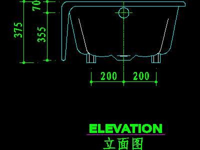 洁具cad图块素材69--CAD空间素材
